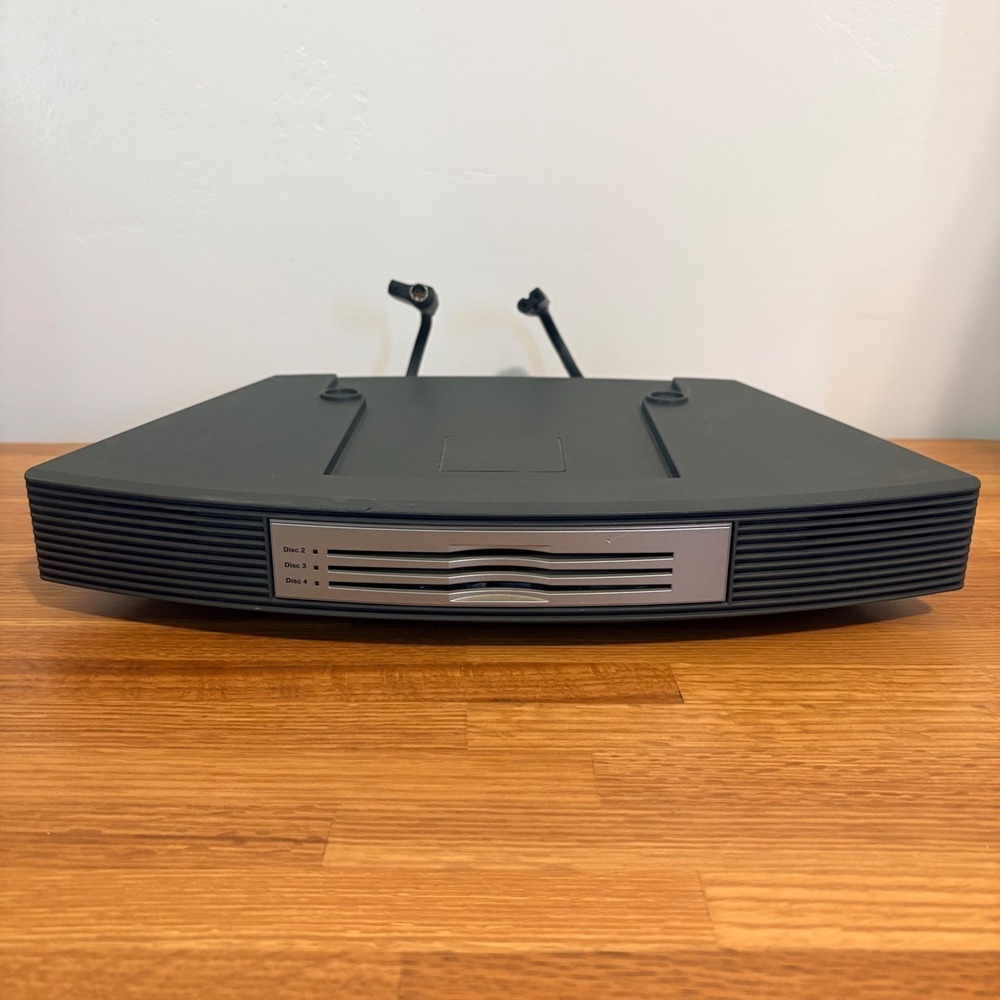FOR PARTS AS IS Bose Wave Music System Multi-CD Changer Accessory Graphite‎ Gray